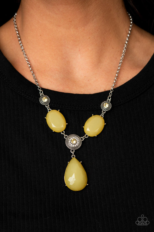 Heirloom Hideaway - Yellow Necklace