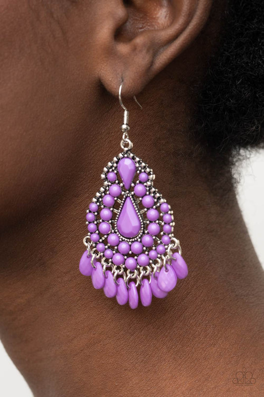 Persian Posh - Purple Earrings