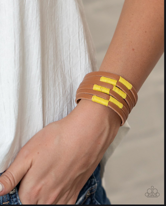 Country Colors - Yellow Bracelet