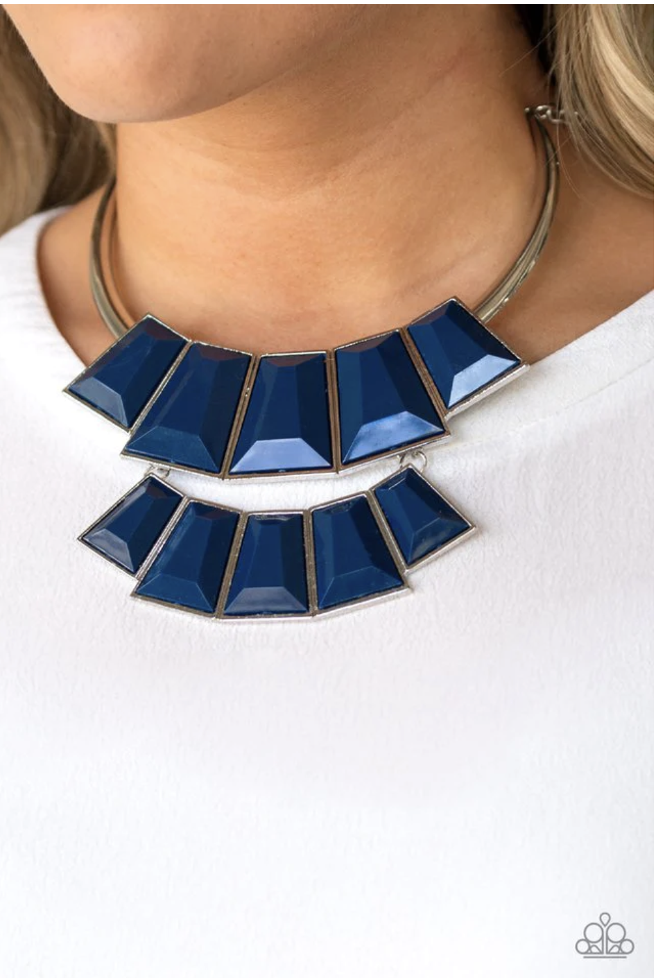 Lions, TIGRESS, and Bears - Blue Necklace