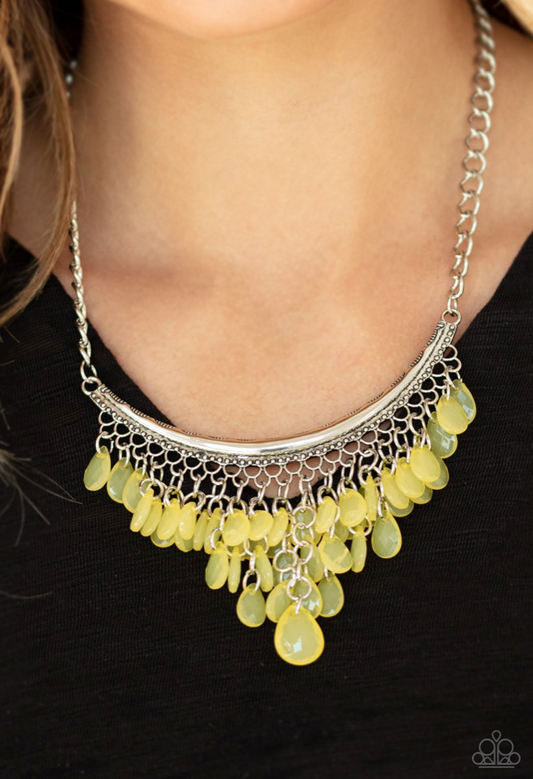 Rio Rainfall - Yellow Necklace