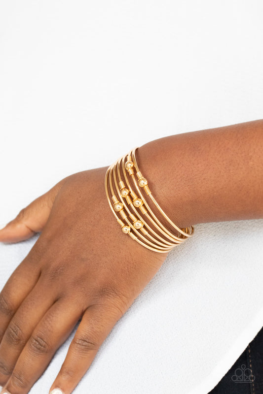 Industrial Intricacies - Gold Bracelet