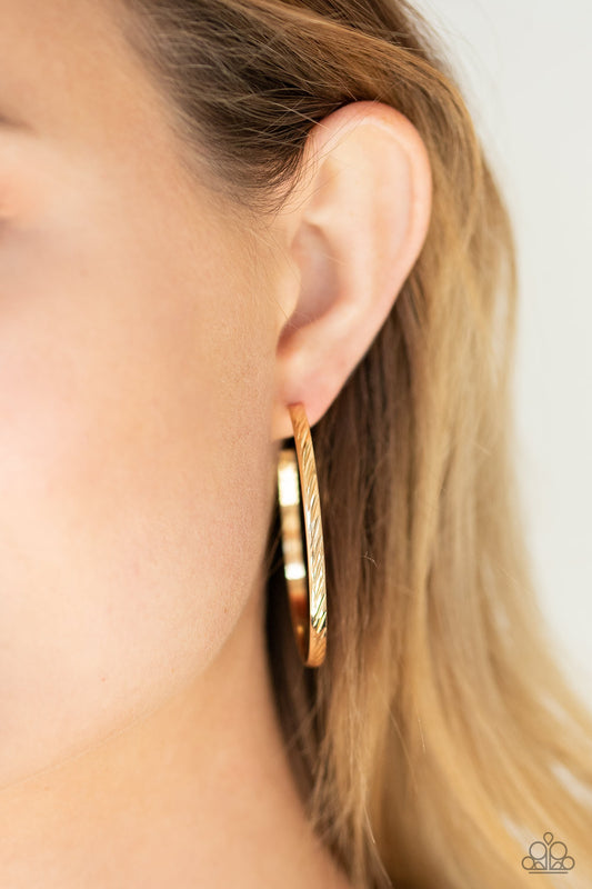 Reporting for Duty - Gold Earrings