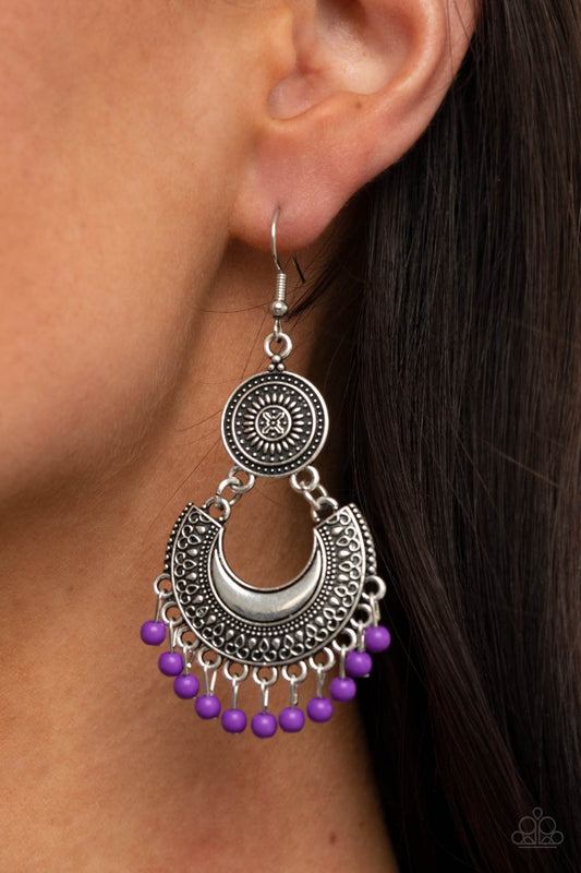 Yes I CANCUN - Purple Earrings