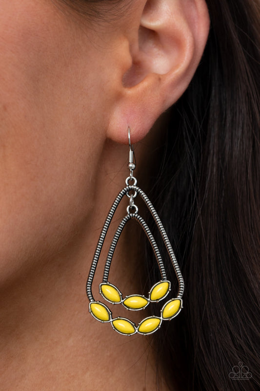 Summer Staycation - Yellow Earrings